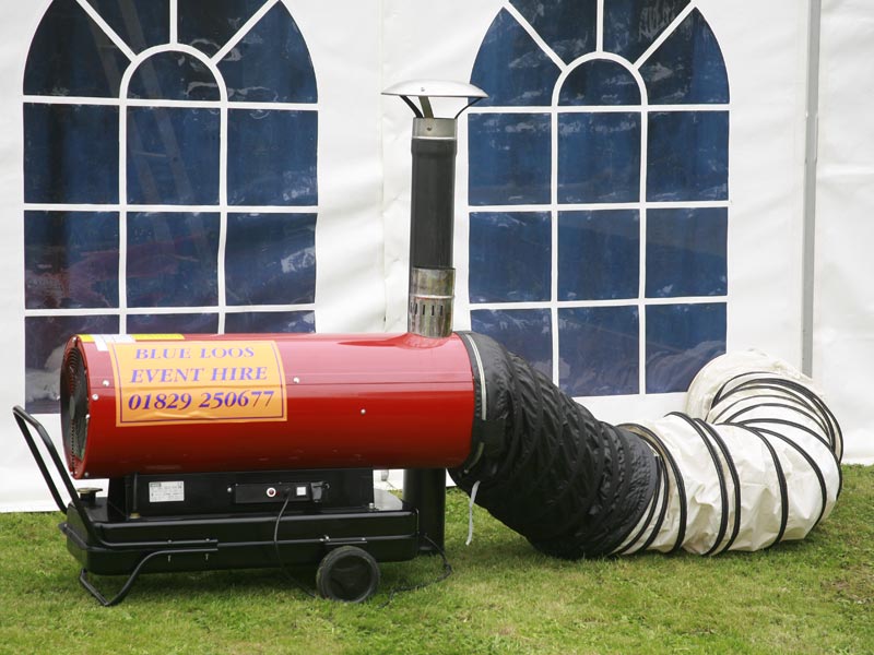 Marquee Heaters | Blue Loos Event Hire | Cheshire