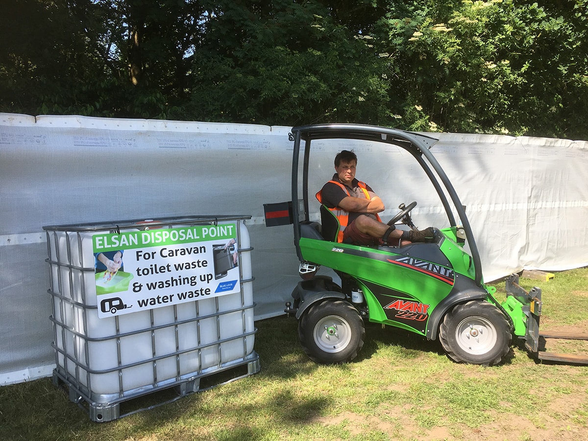 Waste Disposal Point | Blue Loos Event Hire | Cheshire