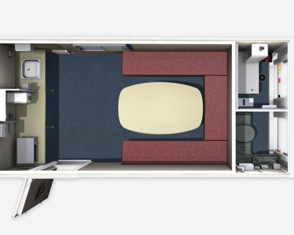 10-Man Welfare Cabin | Blue Loos Event Hire | Construction | Cheshire