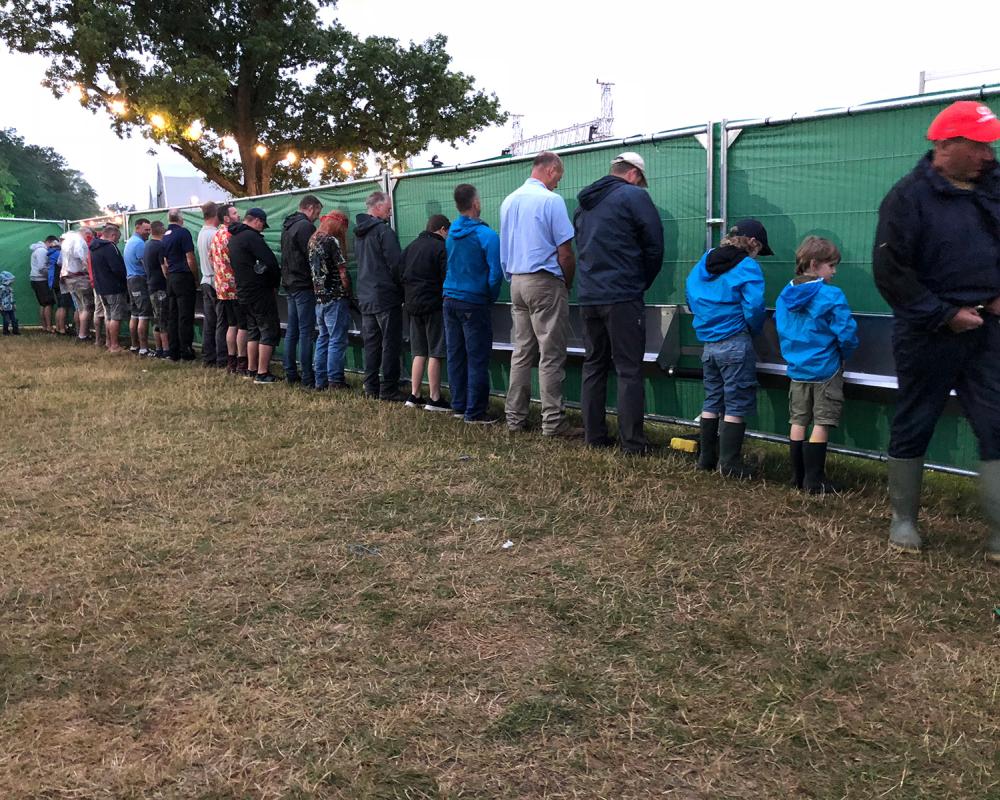 Urinal Troughs | Blue Loos Event Hire | Festivals & Events | Cheshire