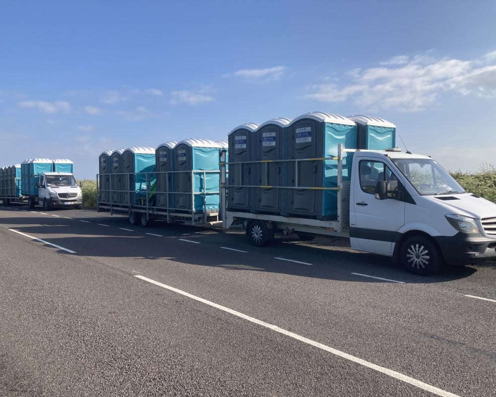 Single Toilet Units | Blue Loo Events Hire | Festivals & Events | Cheshire