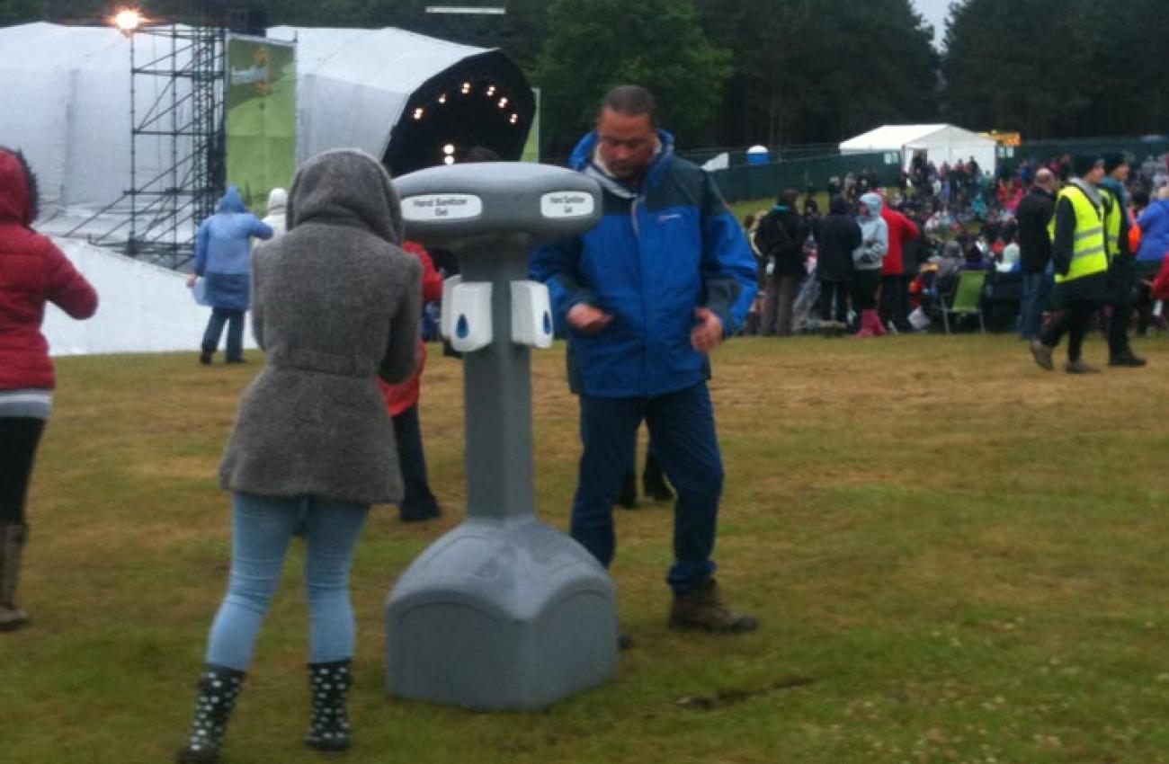 Hand Sanitiser Stations | Blue Loos Event Hire | Festivals & Events | Cheshire