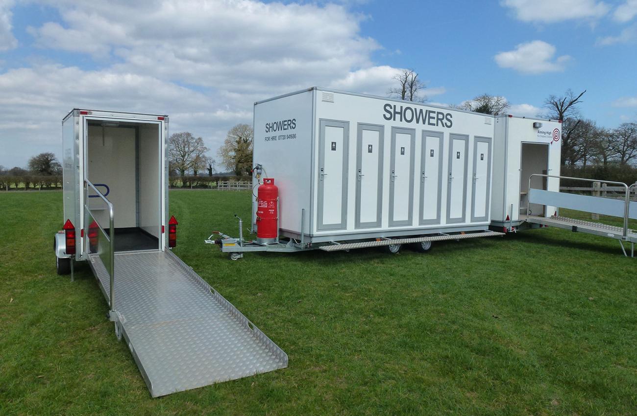 Disabled Shower | Blue Loos Event Hire | Shower Units | Cheshire