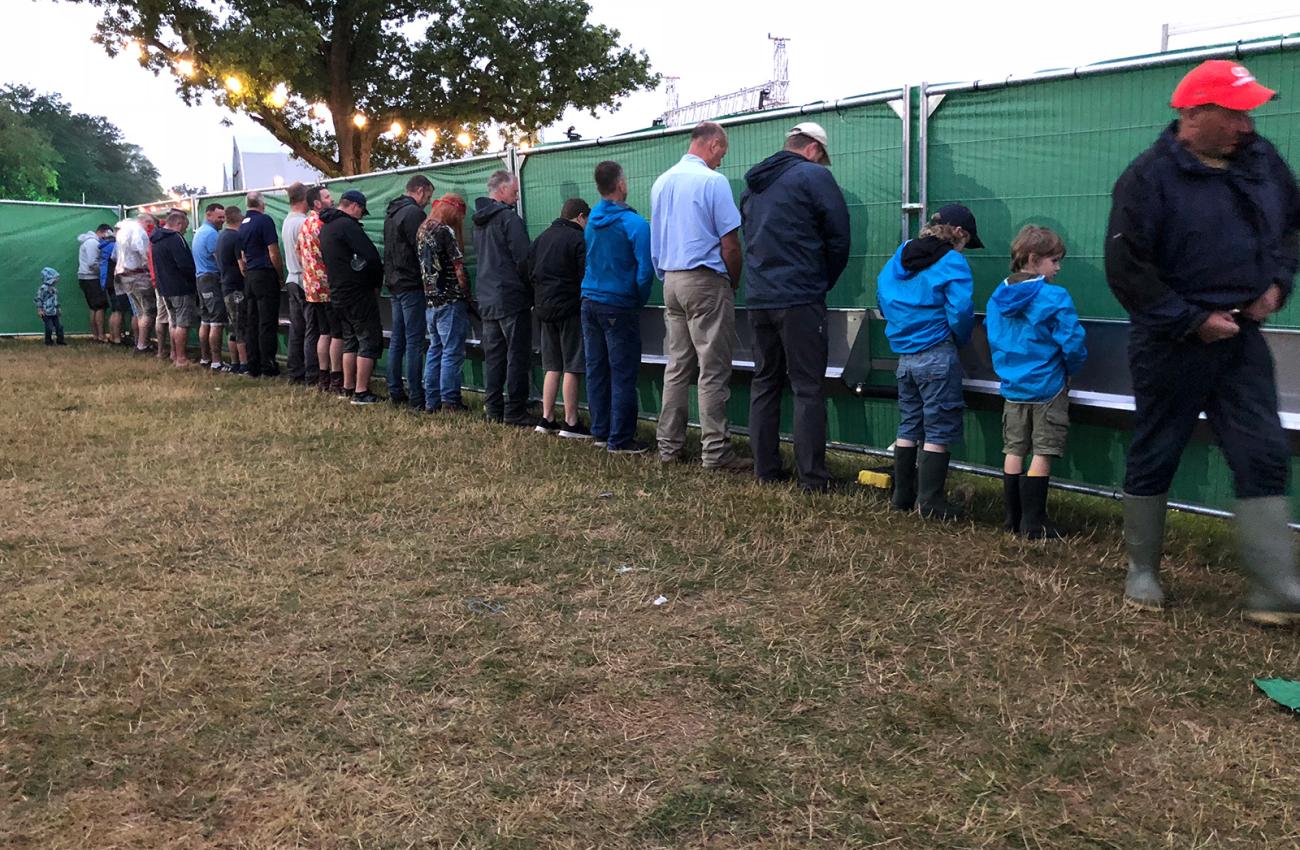 Urinal Troughs | Blue Loos Event Hire | Festivals & Events | Cheshire