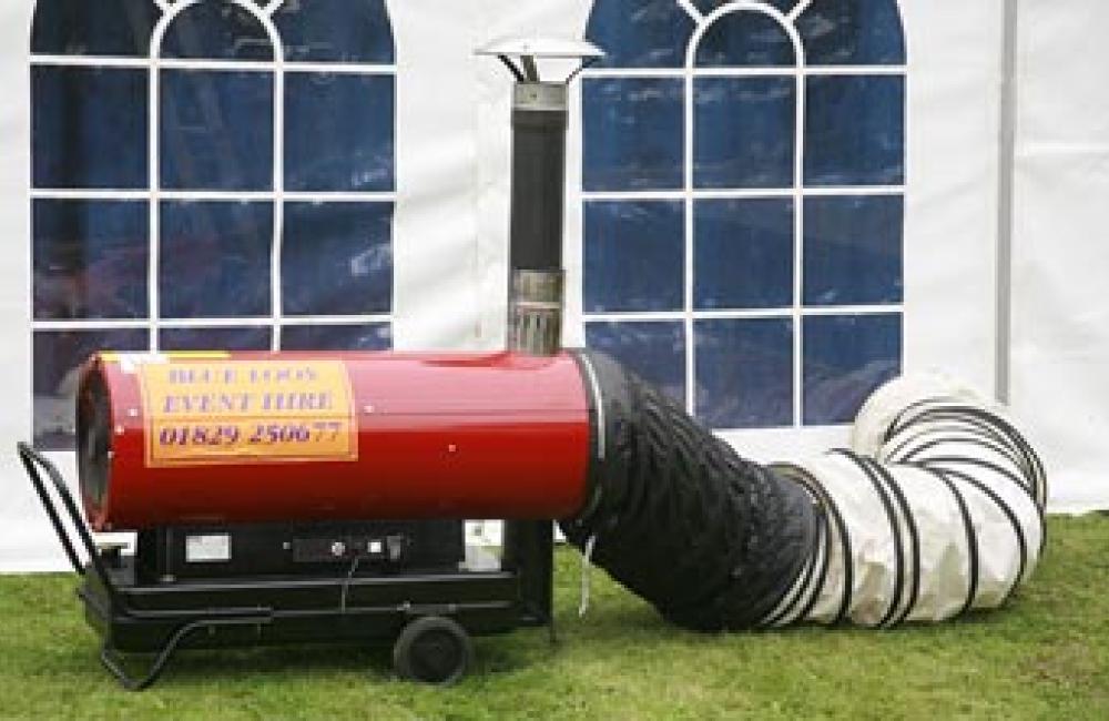 Marquee Heaters | Blue Loos Event Hire | Cheshire