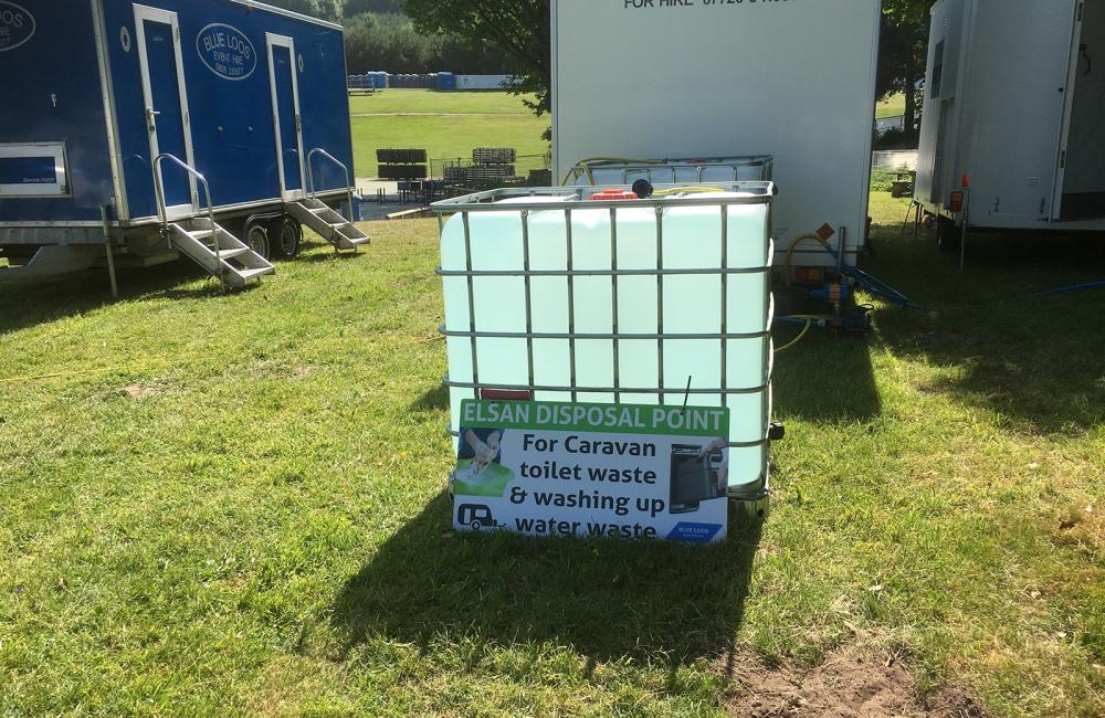 Waste Disposal Point | Blue Loos Event Hire | Cheshire